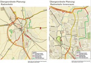 Übergeordnete Planung: Radverkehr