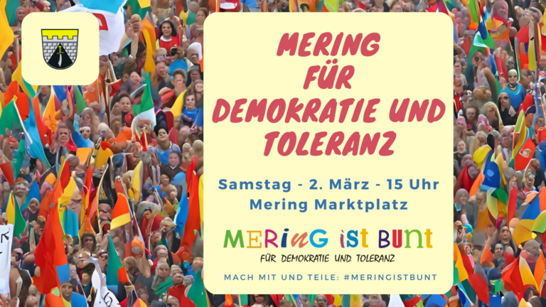 Für Demokratie und Toleranz